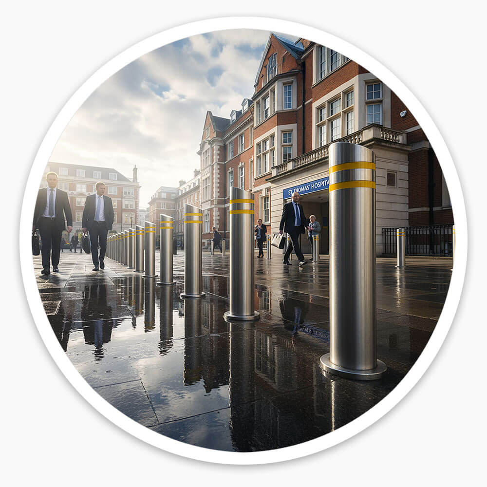 Stainless Steel Mitre Bollard