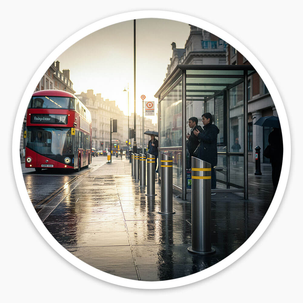 Stainless Steel Mitre Bollard