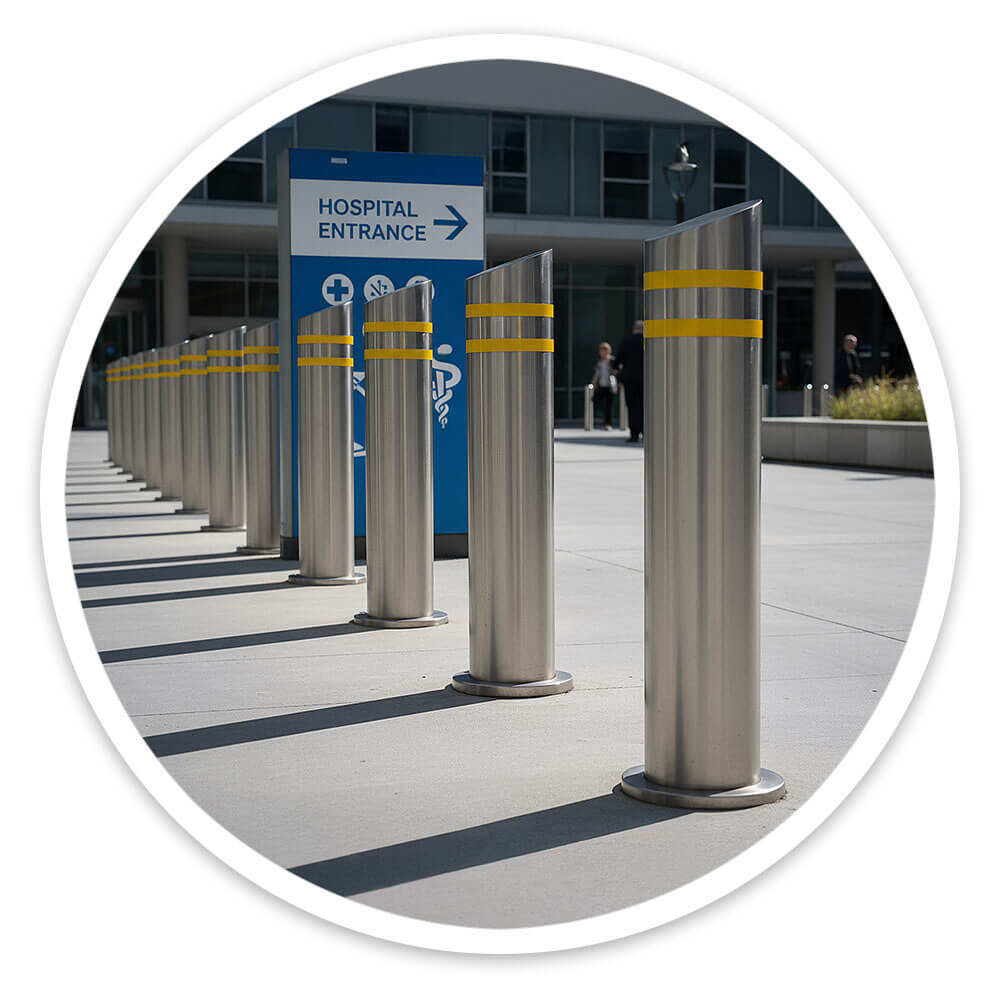 Stainless Steel Mitre Bollard
