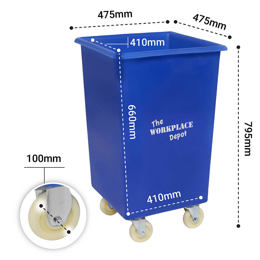 Bottle Bin on Wheels