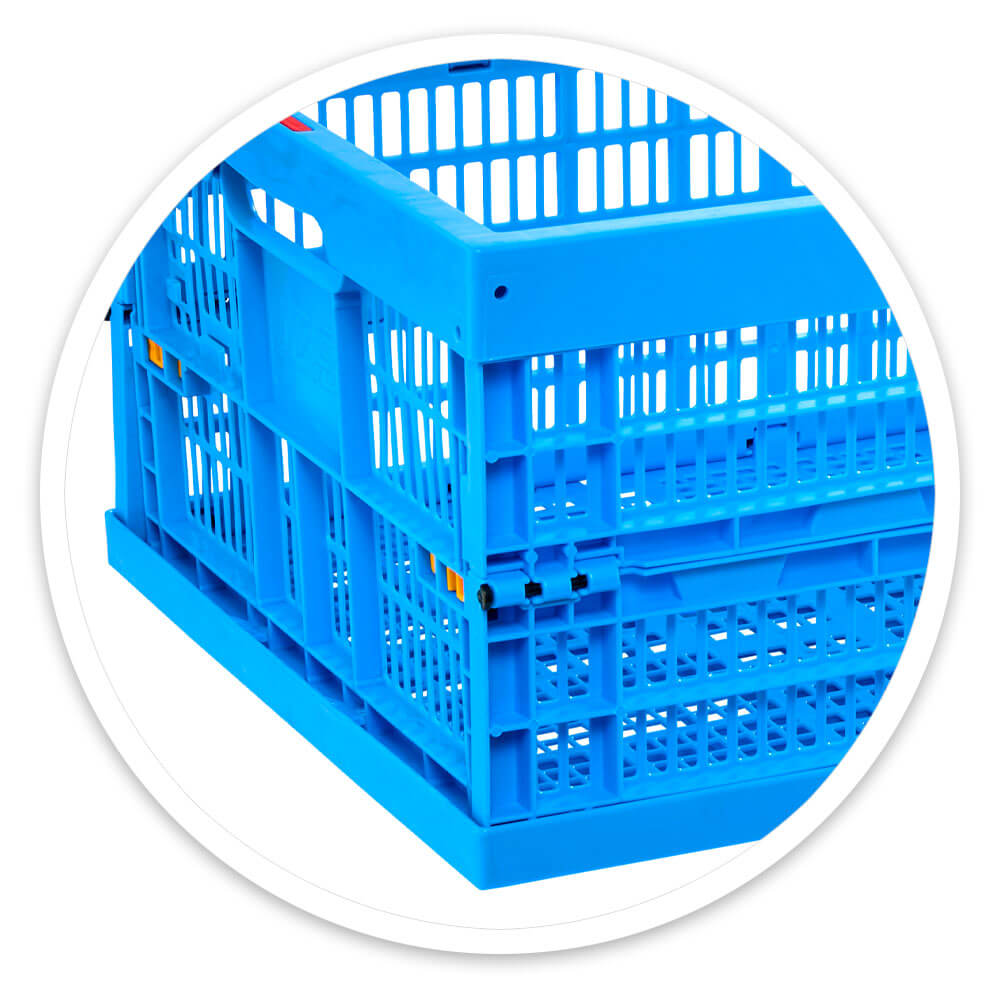Folding Mesh Container