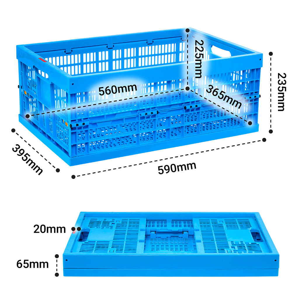 Folding Mesh Container