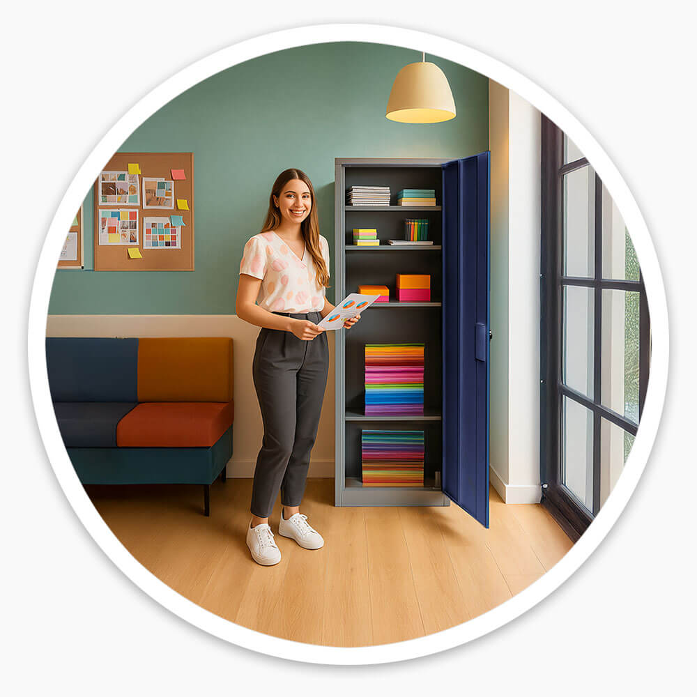 Slim Storage Cabinet