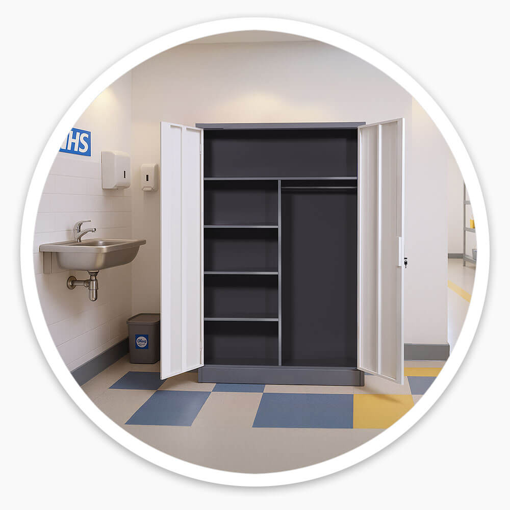 Extra Wide Metal Cabinet