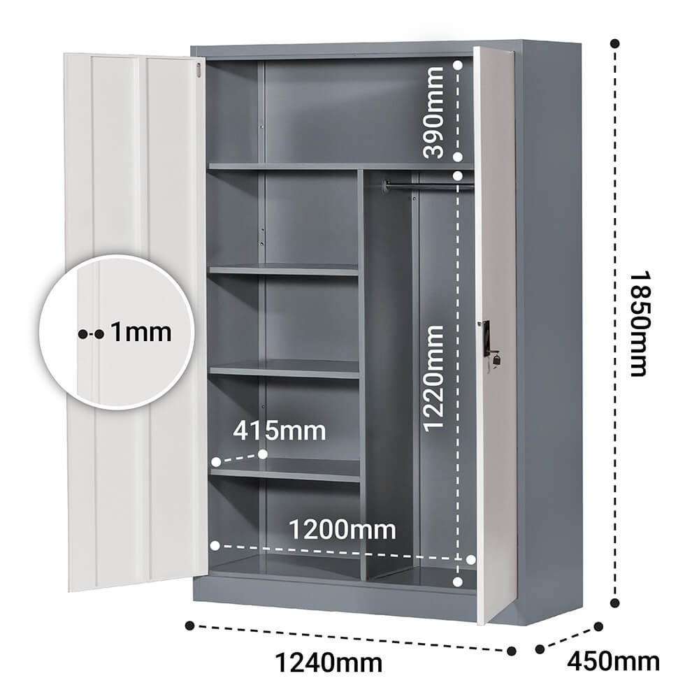 Extra Wide Metal Cabinet
