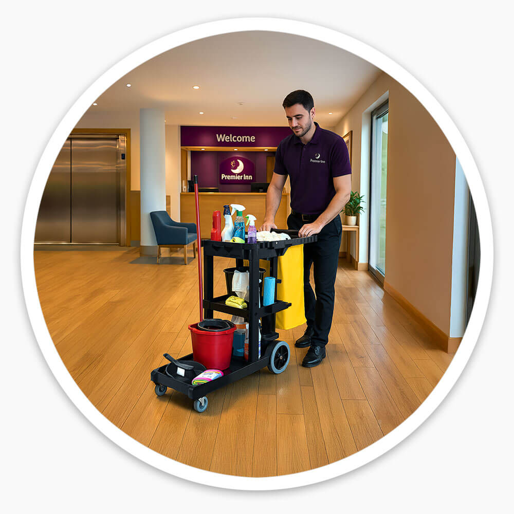 Economy Cleaning Cart