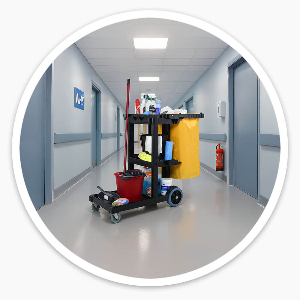 Economy Cleaning Cart