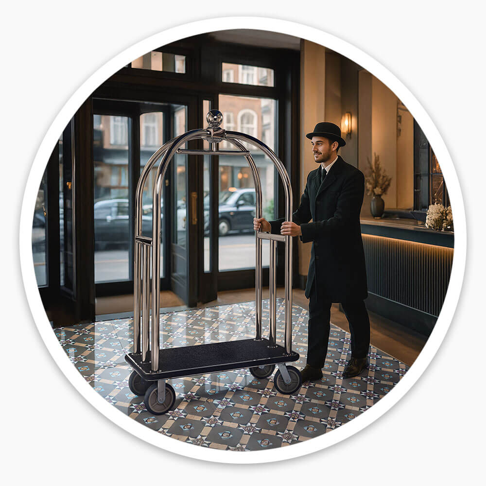 Hotel Luggage Cart