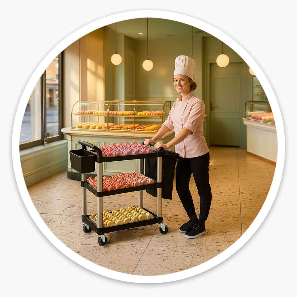 Catering Trolley with Bins