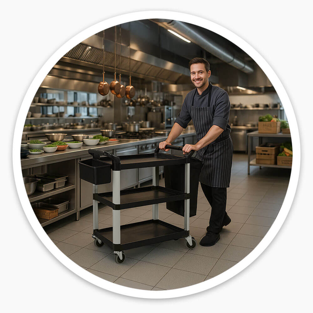 Catering Trolley with Bins