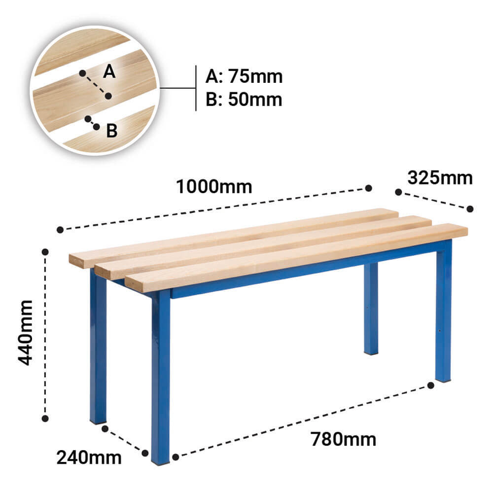 Small Cloakroom Bench