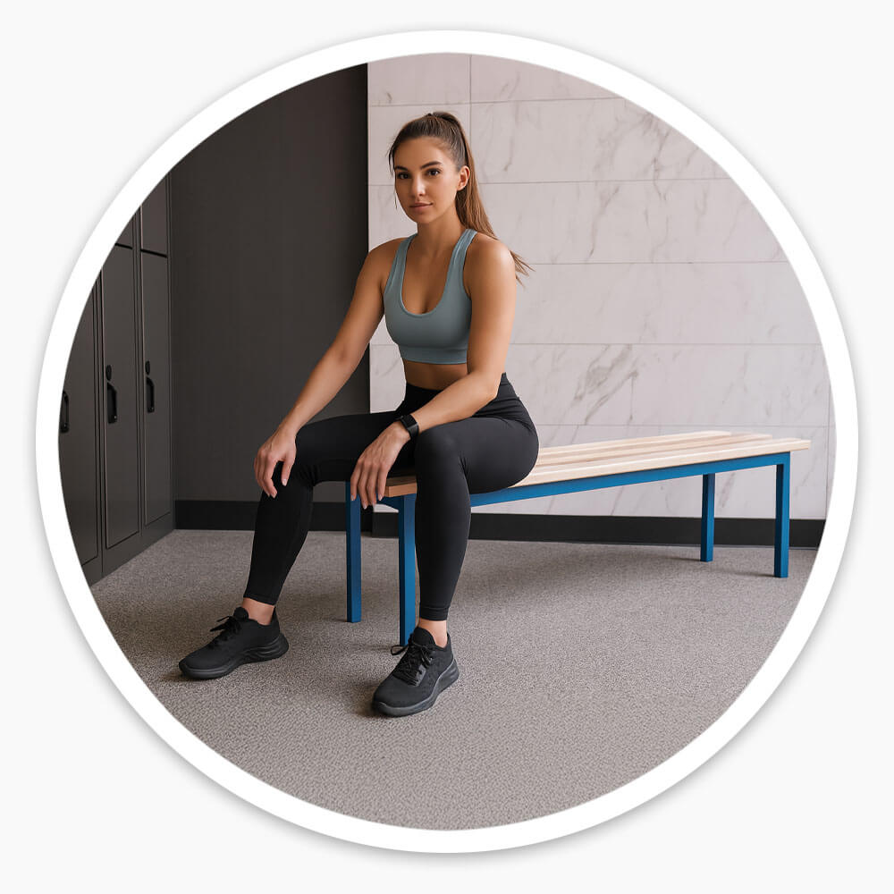 Large Cloakroom Bench