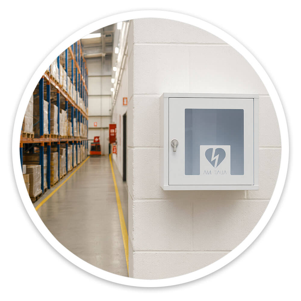 Lockable Defibrillator Cabinet