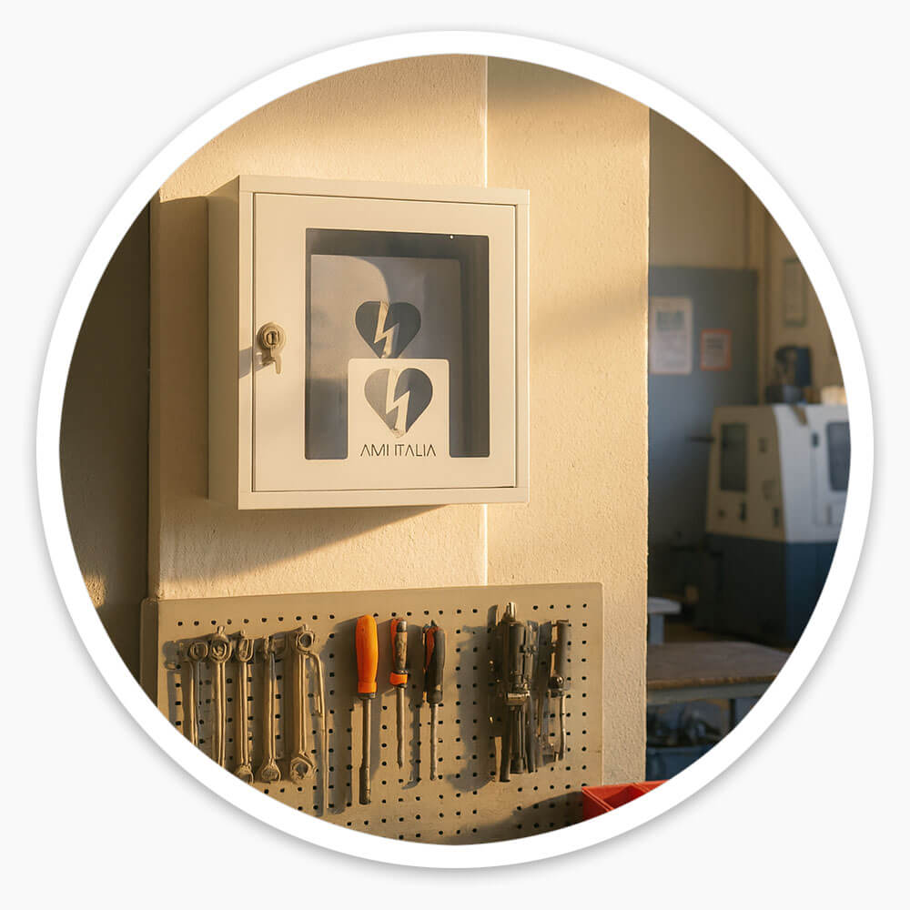 Lockable Defibrillator Cabinet