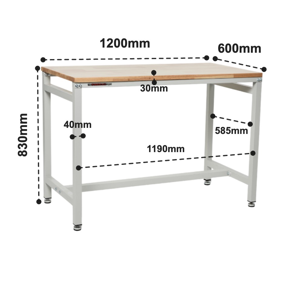 3 Drawer Workbench