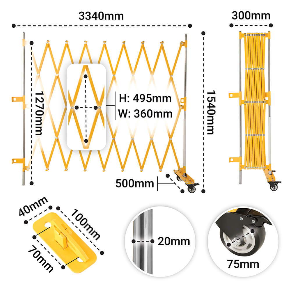 Expanding Aisle Barrier
