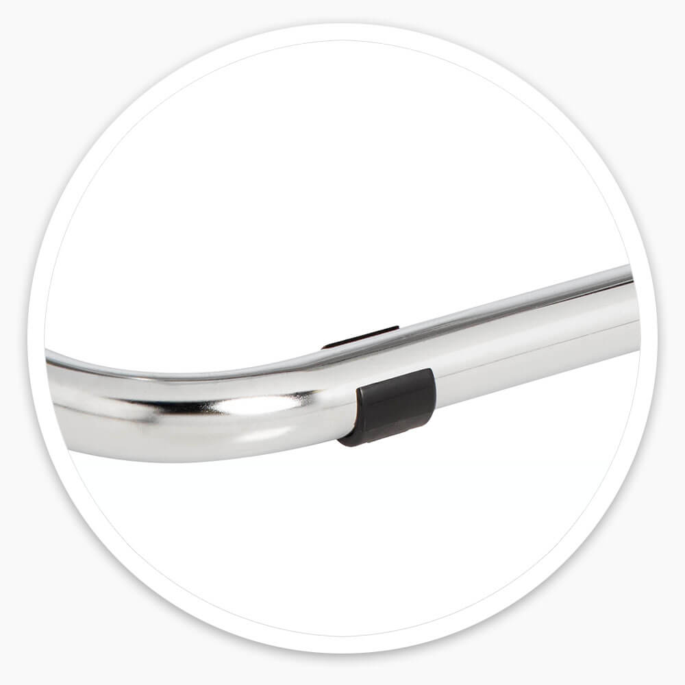 Twin Chrome Fire Extinguisher Stand