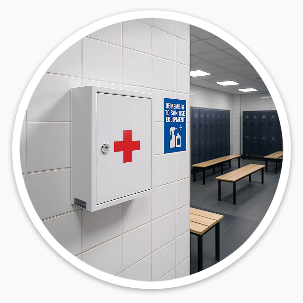 First Aid Lockable Cabinet