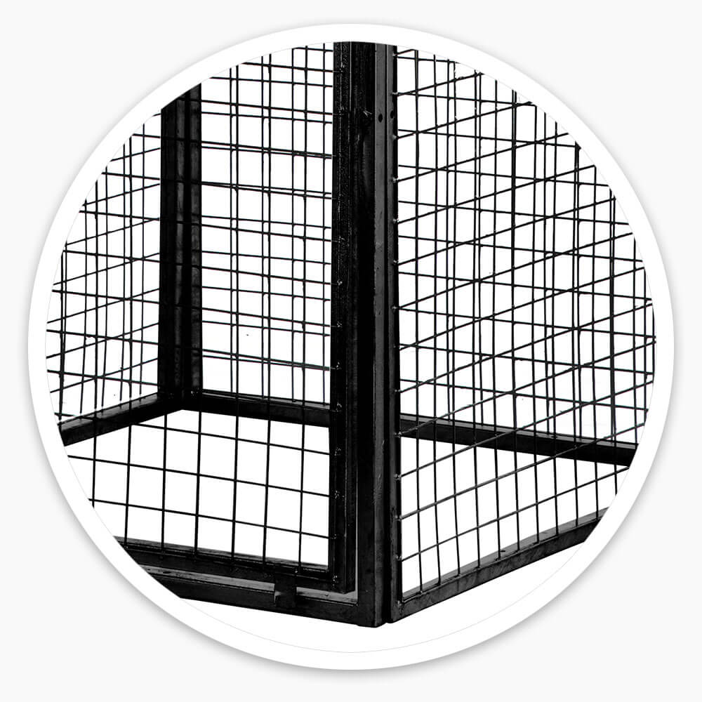 Gas Bottle Mesh Cage