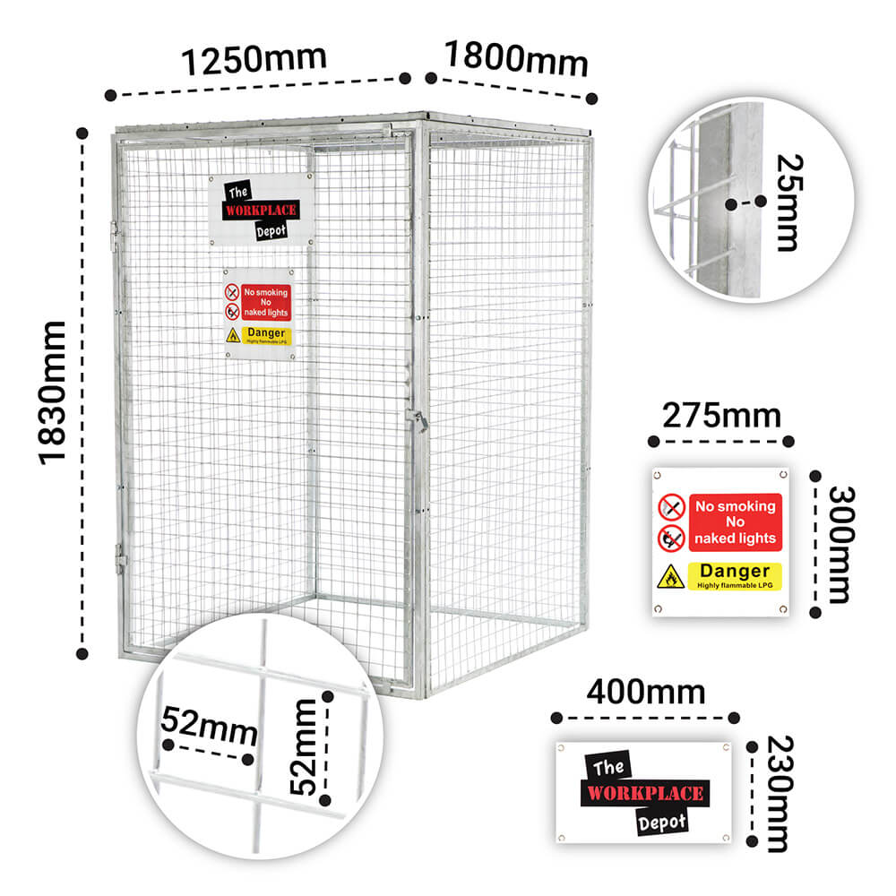 Gas Cylinder Cage