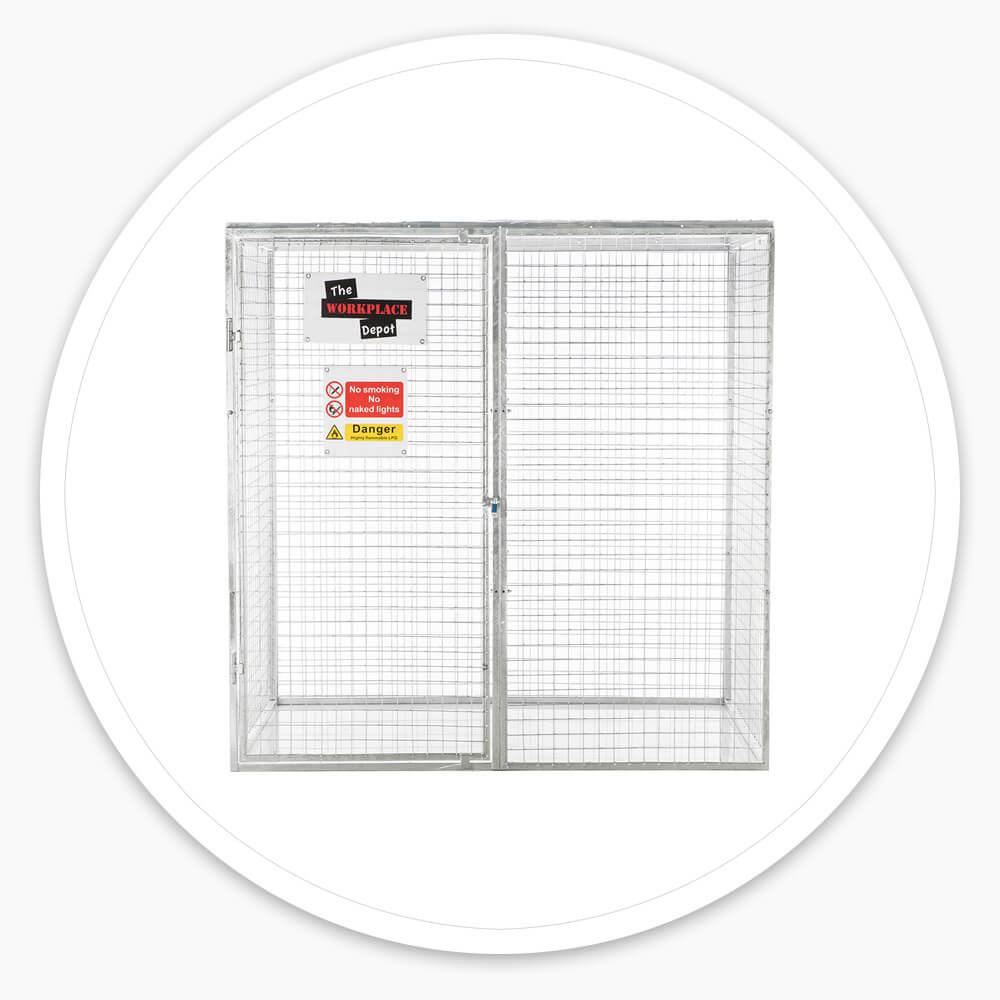Gas Bottle Storage Cage Free Next Day Delivery