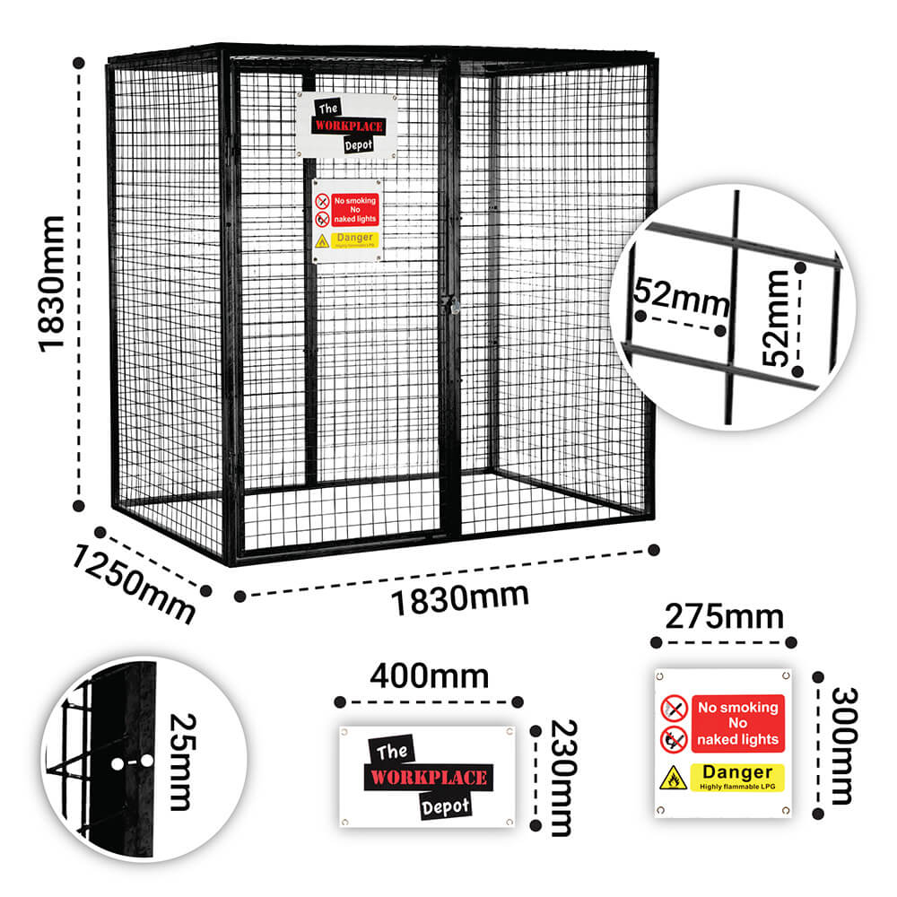 Large Gas Cage