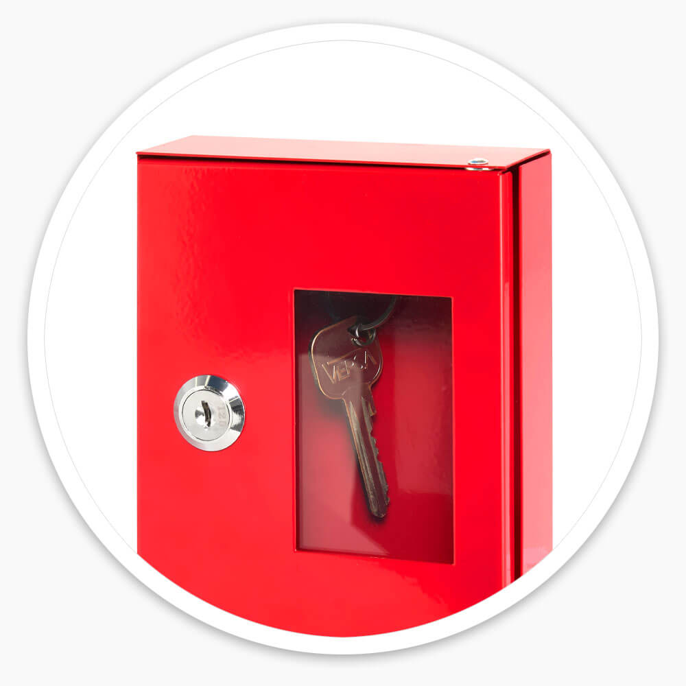 Glass Emergency Key Box