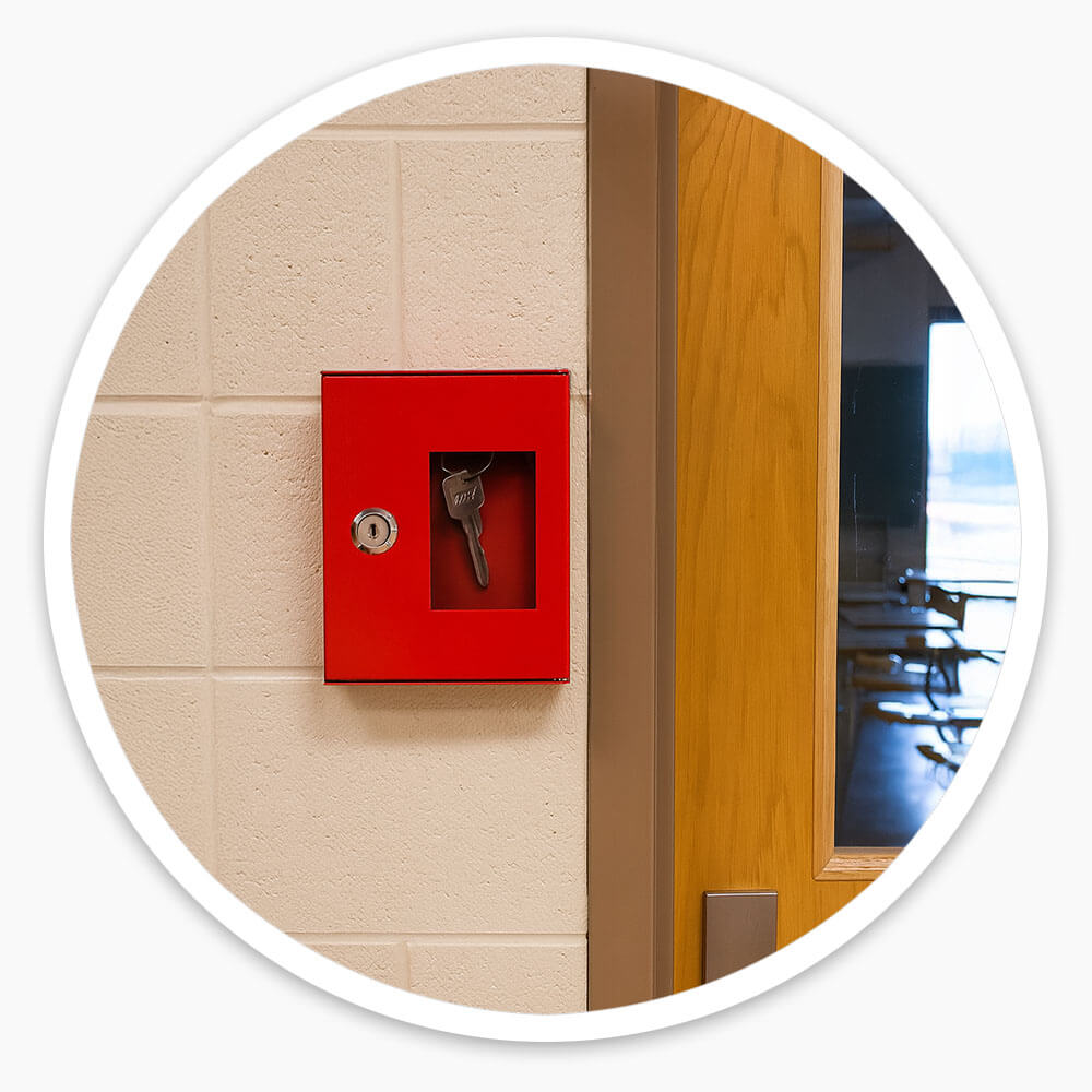 Glass Emergency Key Box
