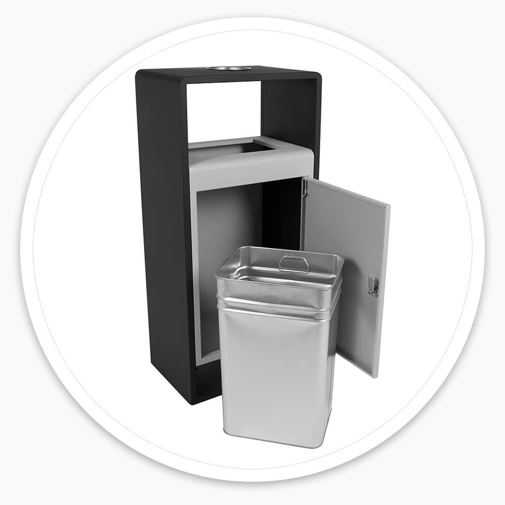 Outdoor Litter Bin Free Next Day Delivery