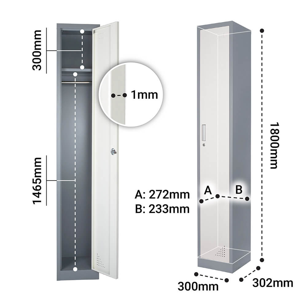Single Metal Locker