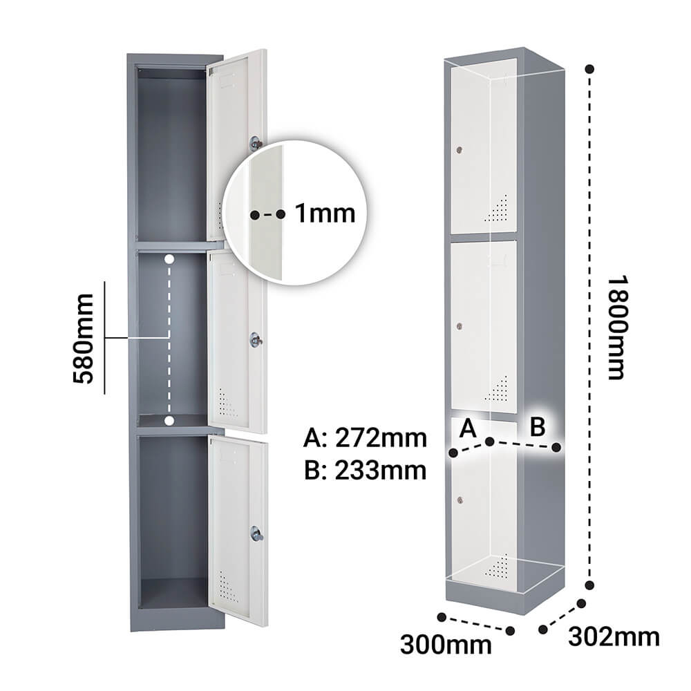 Heavy Duty Steel Lockers
