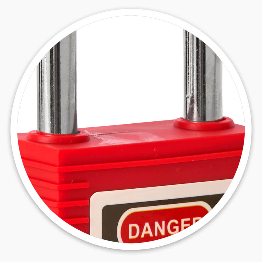 Steel Shackle Safety Padlock