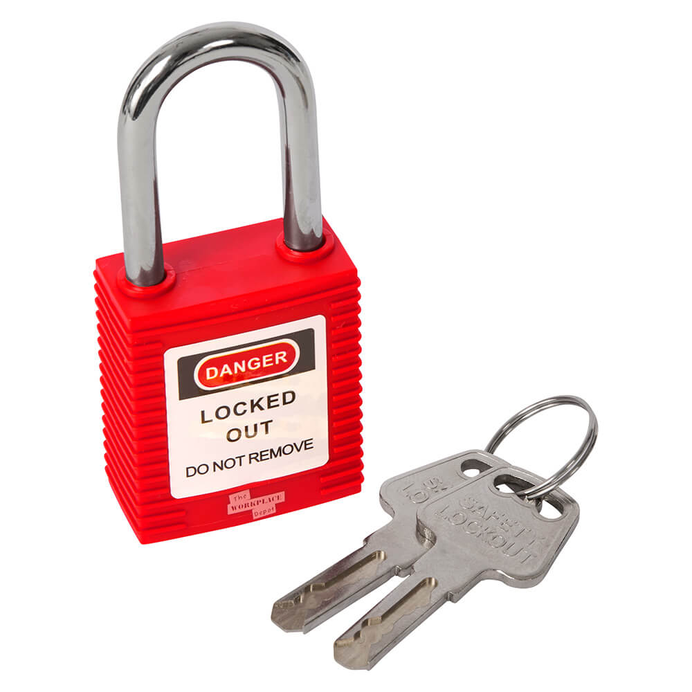 Steel Shackle Safety Padlock
