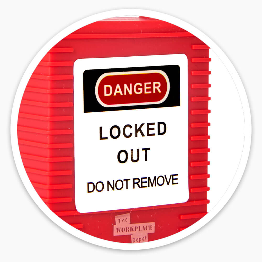 Nylon Shackle Safety Padlock