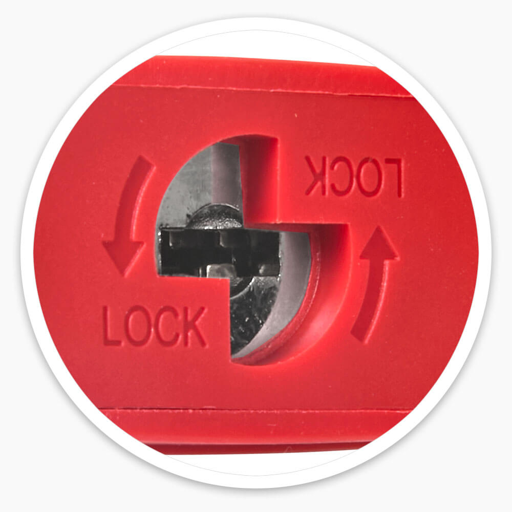 Nylon Shackle Safety Padlock