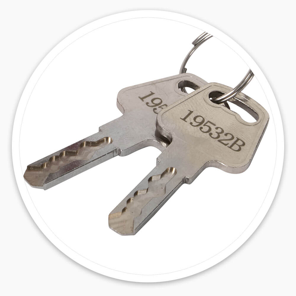 Nylon Shackle Safety Padlock