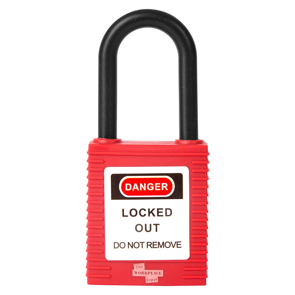 Nylon Shackle Safety Padlock