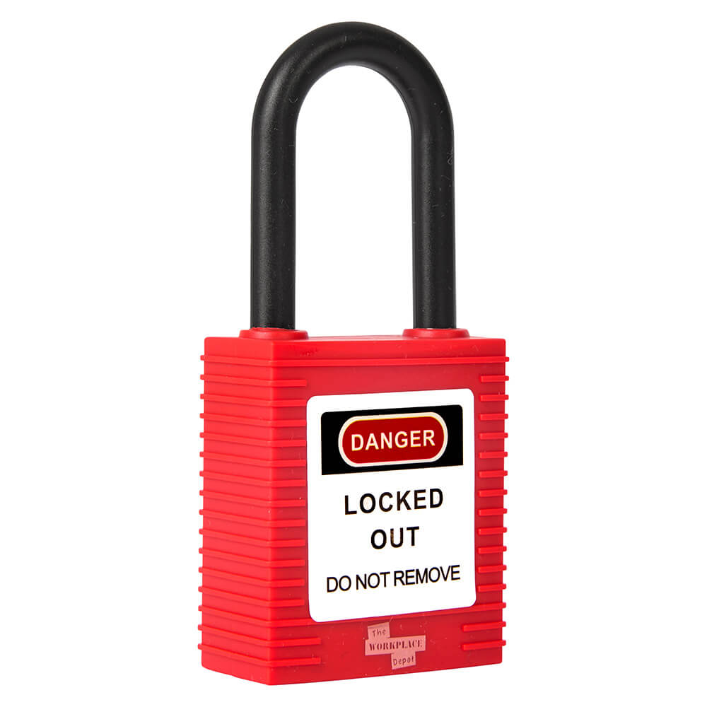 Nylon Shackle Safety Padlock