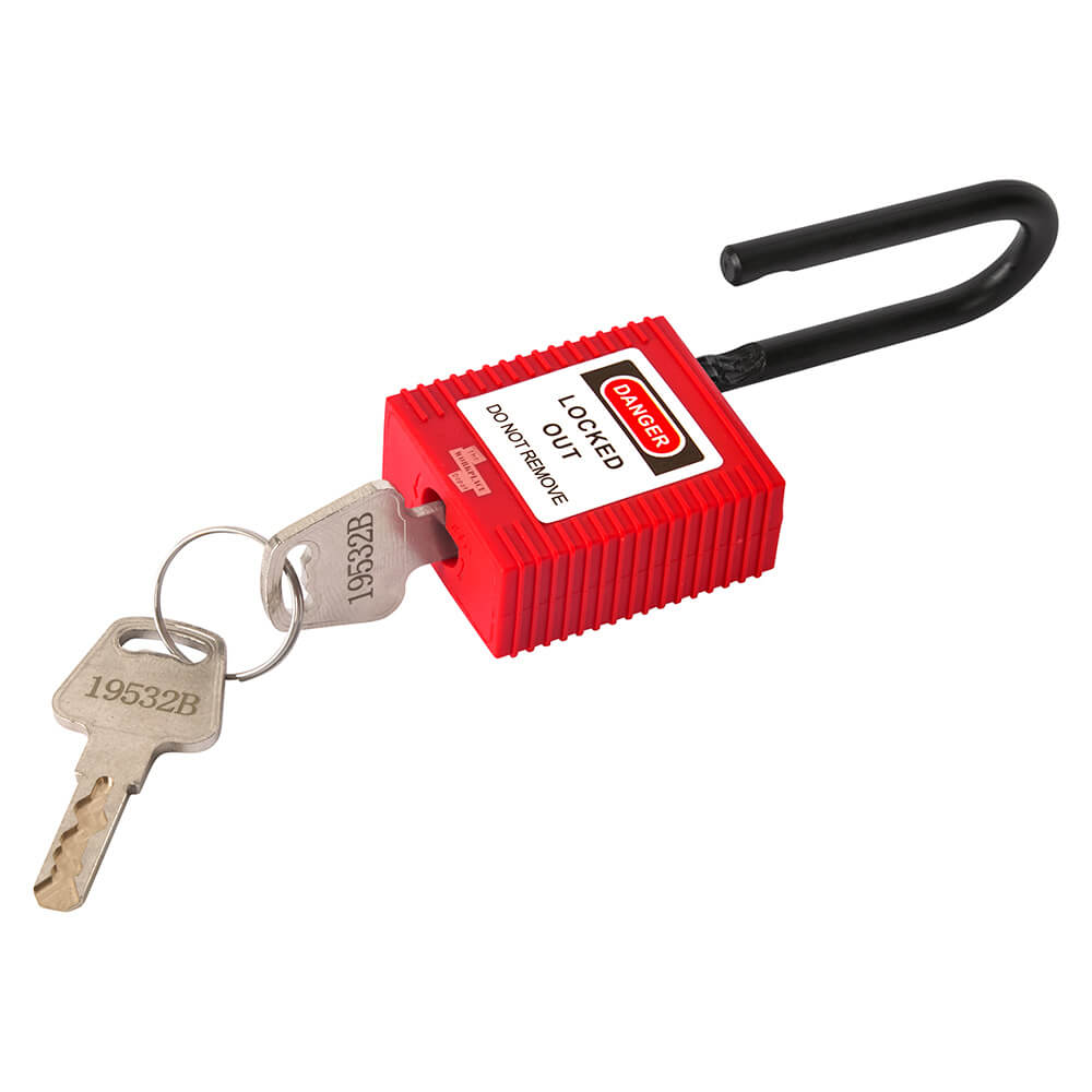 Nylon Shackle Safety Padlock