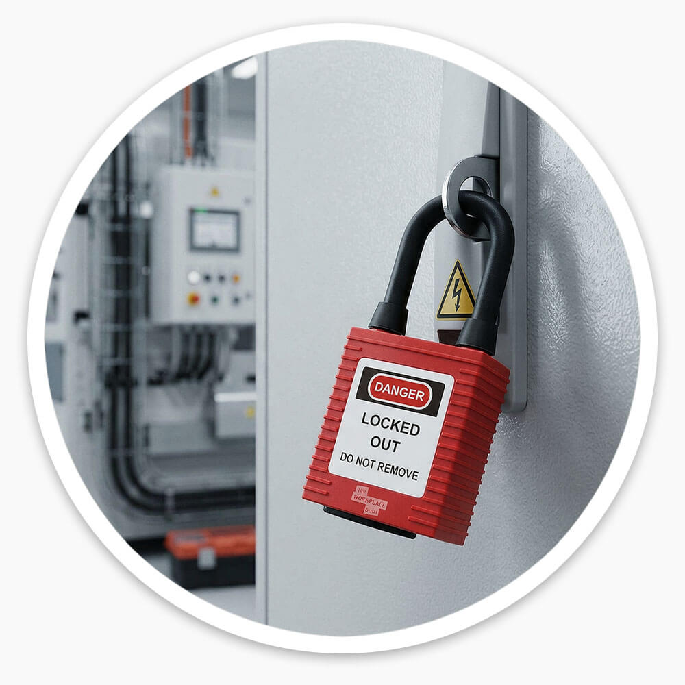 Dustproof Nylon Safety Padlock