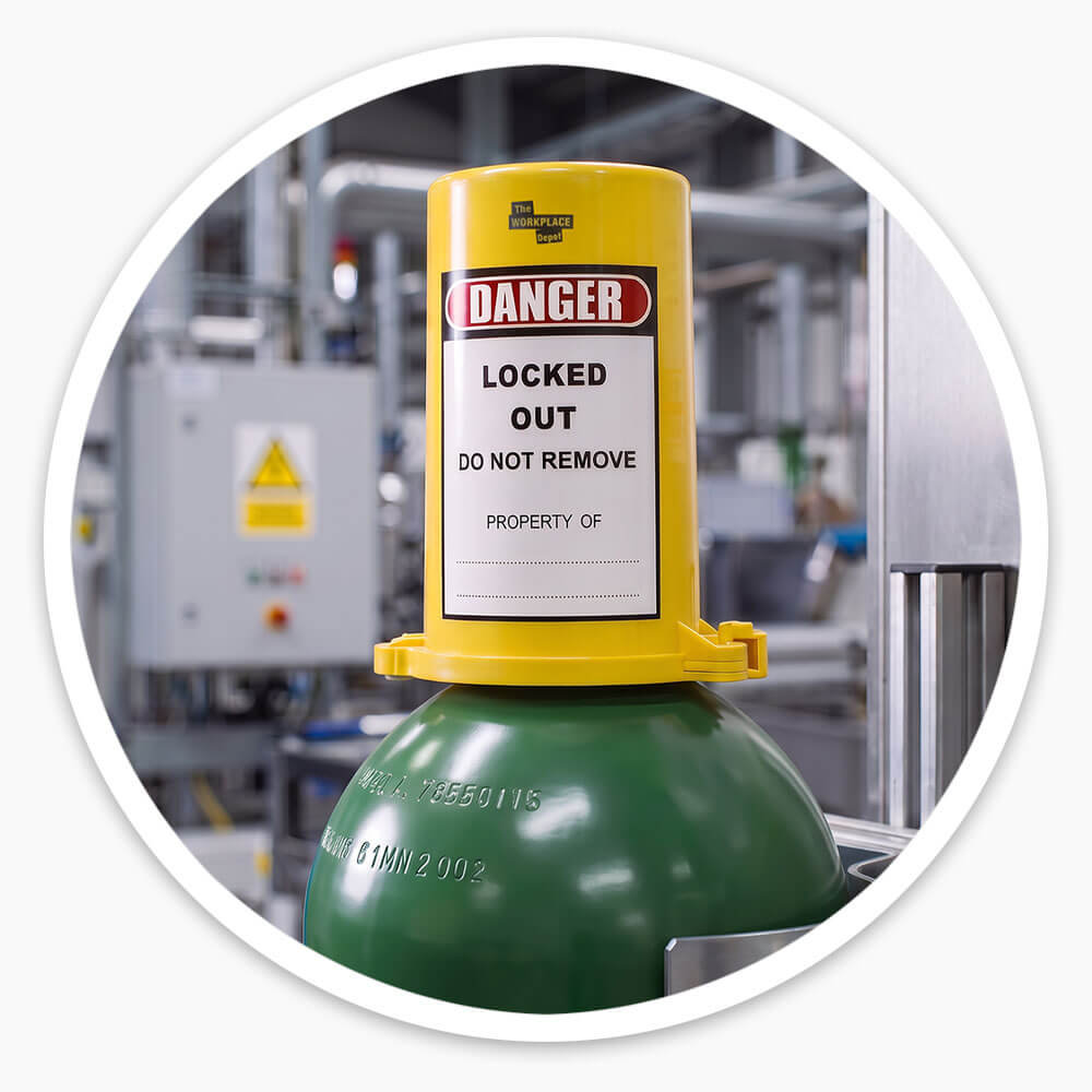 Gas Cylinder Lockout Device