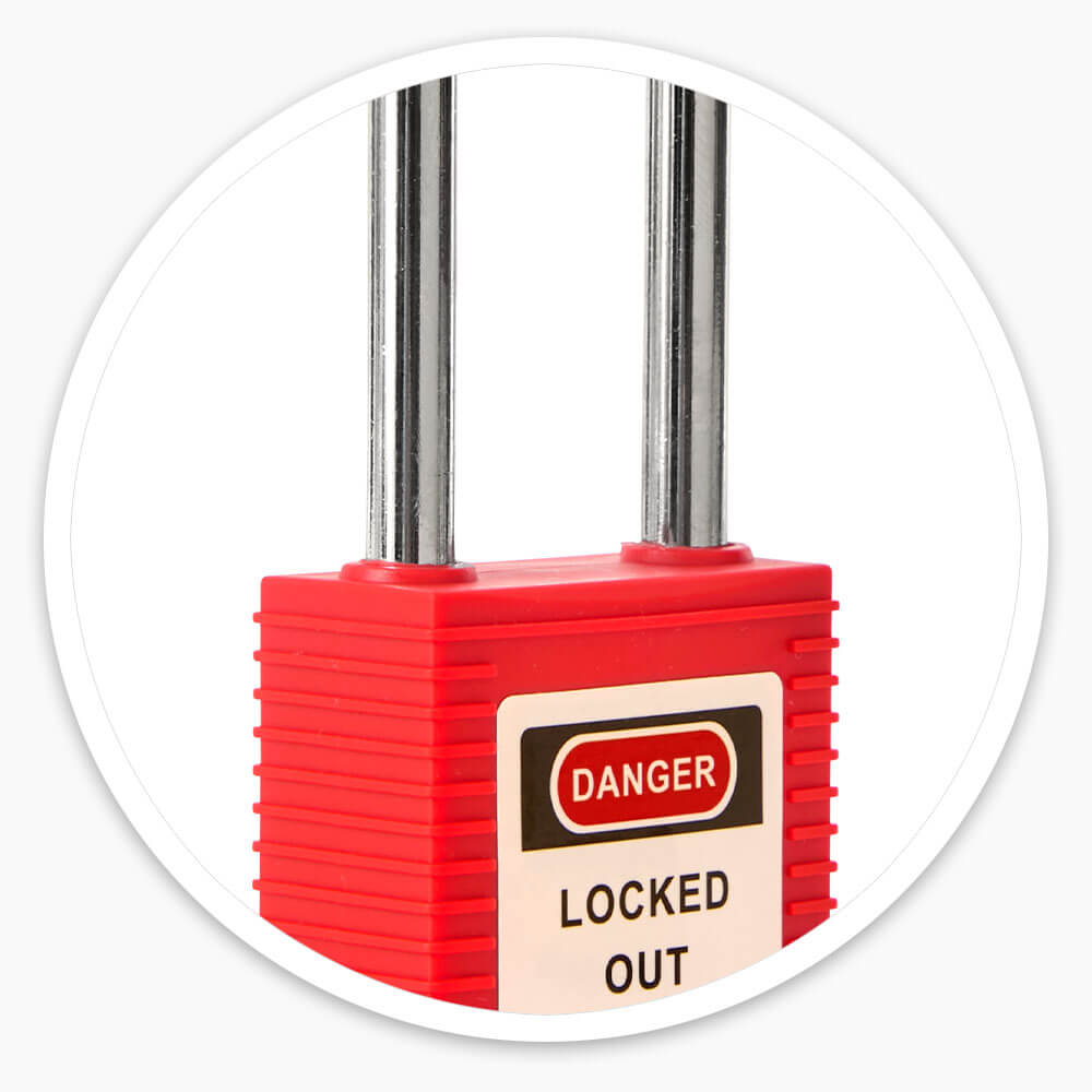 Long Steel Safety Padlock