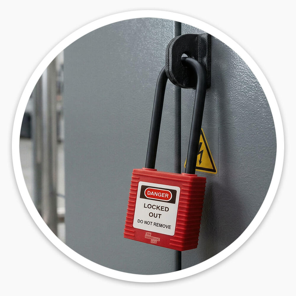 Long Nylon Safety Padlock