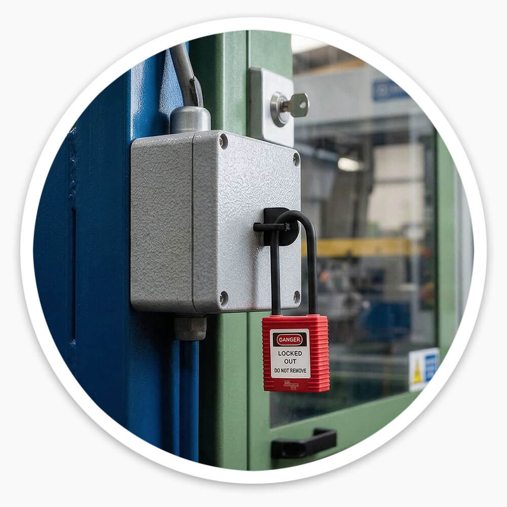 Long Nylon Safety Padlock