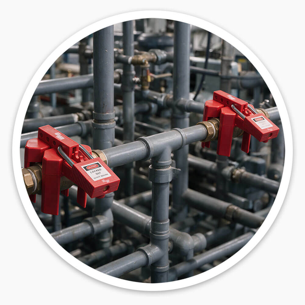 Adjustable Ball Valve Lockout