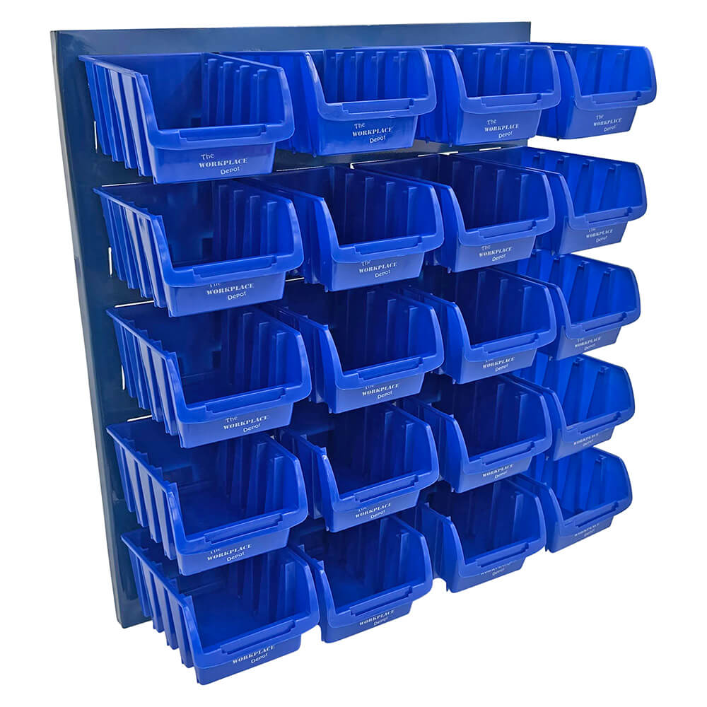 Louvre Panel with Storage Bins