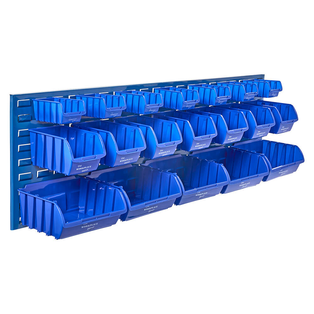 Horizontal Louvre Panel Bin Kit