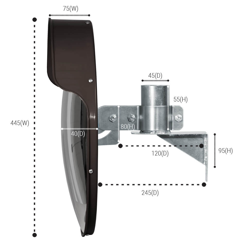 Convex Traffic Mirror