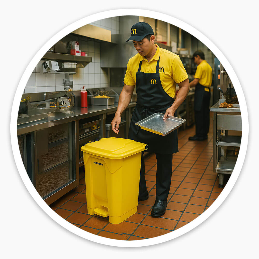 Plastic Pedal Bin