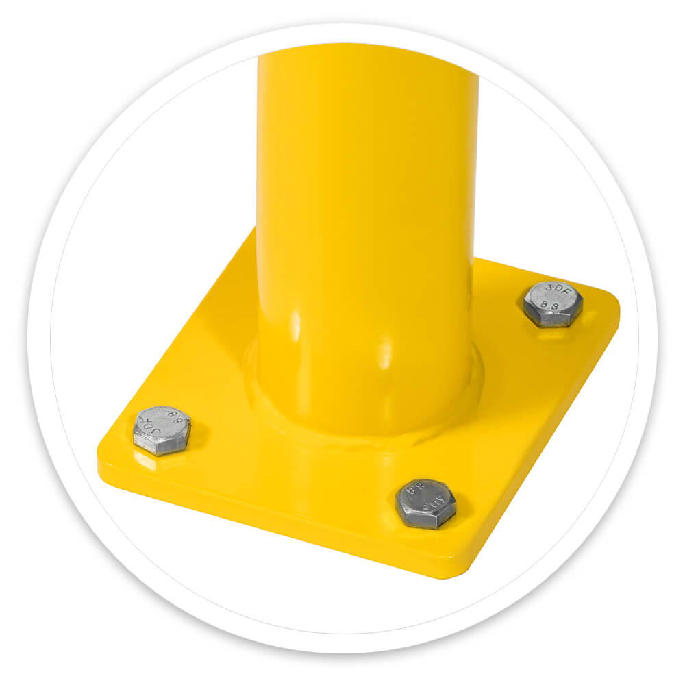 Tubular Rack End Barriers